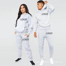 Custom Private Logo Label Unisex Plain Casual Streetwear Hoodies Suits Mens